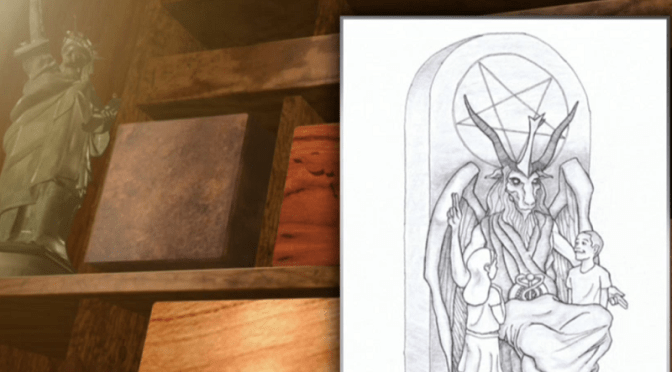 Satanists unveil design for OK statehouse statue